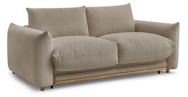 Beżowa rozkładana sofa 214 cm Ernest – Bobochic Paris