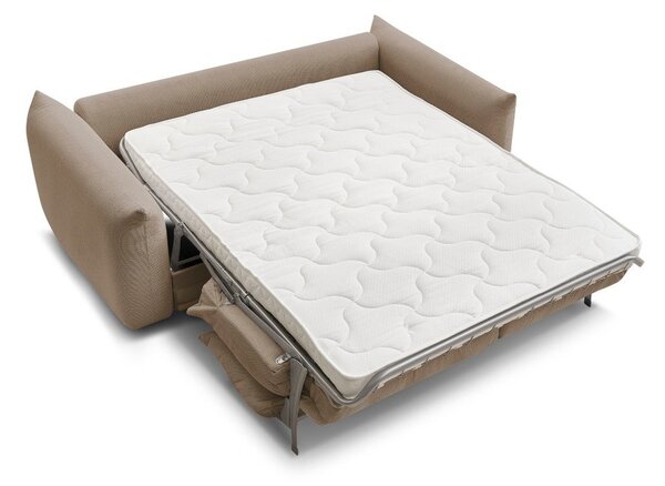 Beżowa rozkładana sofa 214 cm Ernest – Bobochic Paris