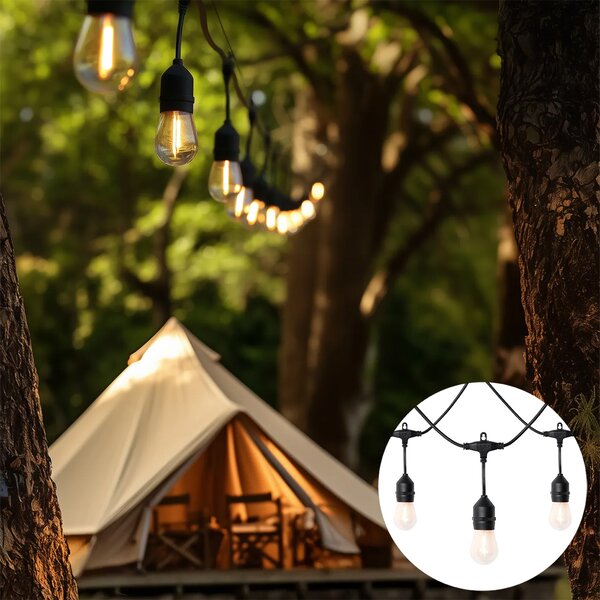 Lampki solarne ogrodowe 10m z LED 10 świateł - Russell