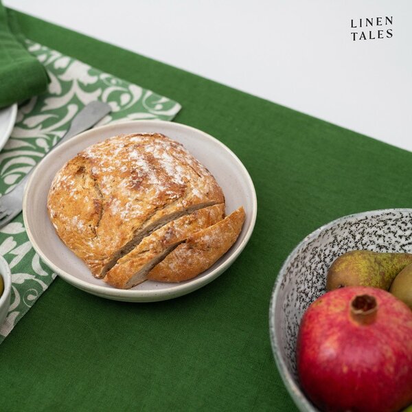 Lniany obrus 140x200 cm True Green – Linen Tales