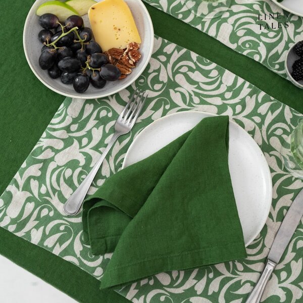 Lniany obrus 140x200 cm True Green – Linen Tales
