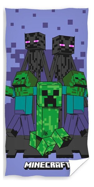 Ręcznik kąpielowy dla dzieci Minecraft Enderman Monster, 70 x 140 cm