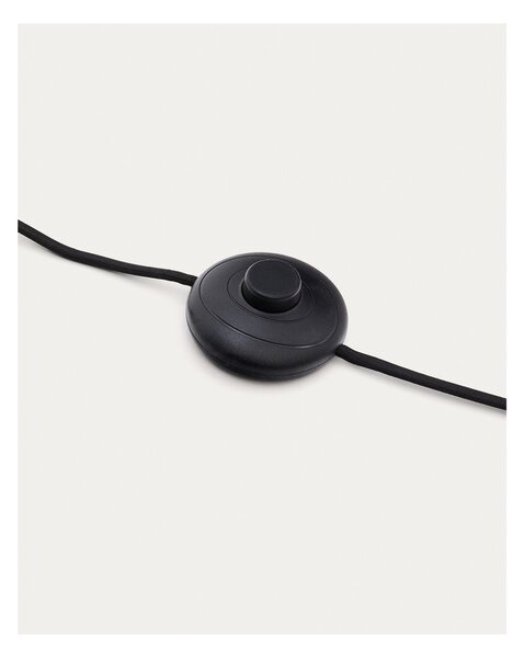 Lampa stojąca w kolorze terakoty z metalowym kloszem (wysokość 140 cm) Nibla – Kave Home
