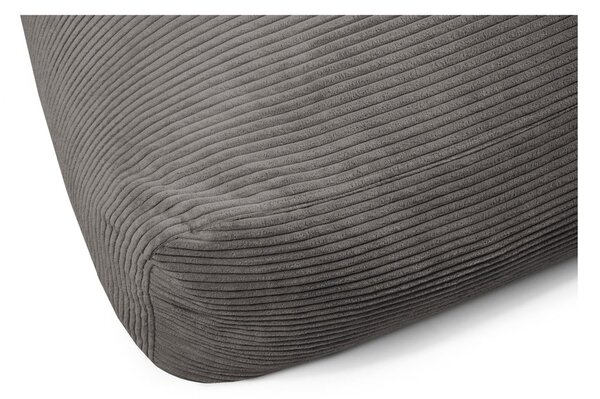 Fioletowy sztruksowy worek do siedzenia Sofa Snug – SLOWDOWN