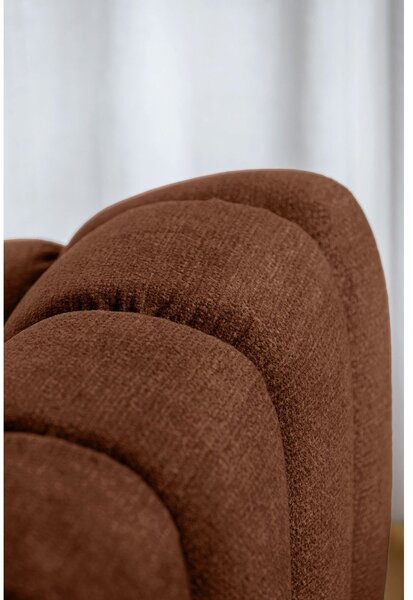 Fotel w kolorze terakoty Shell – Miuform