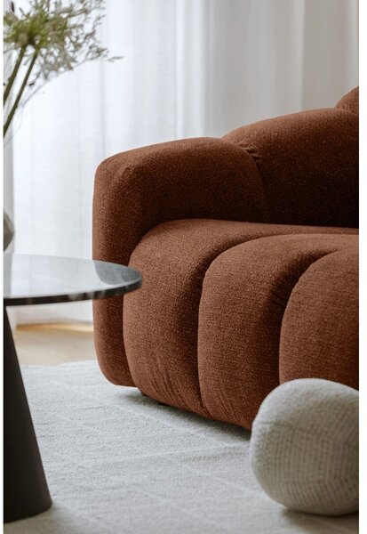 Fotel w kolorze terakoty Shell – Miuform