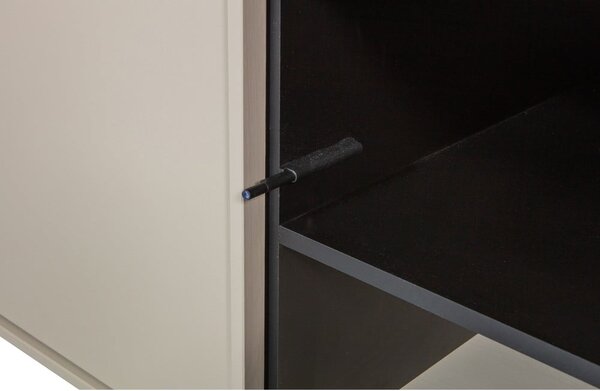 Kremowa szafa modułowa z litego drewna sosnowego 300x200 cm Daily – vtwonen