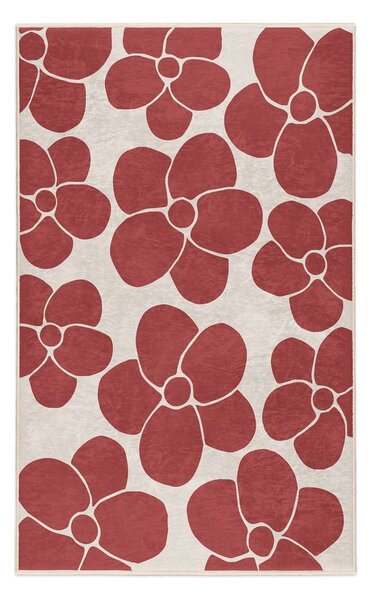 Czerwony dywan odpowiedni do prania 60x100 cm Red Meadow – Mila Home