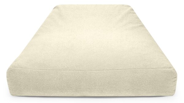 Brązowy worek do siedzenia z materiału bouclé Sofa Snug – SLOWDOWN