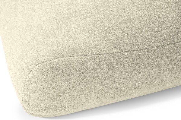 Brązowy worek do siedzenia z materiału bouclé Sofa Snug – SLOWDOWN