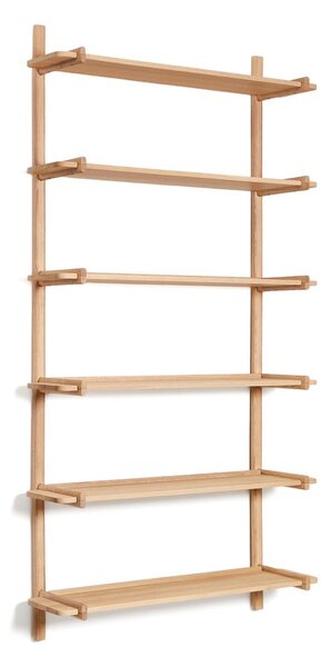 Modułowy system półek z litego drewna dębowego 110x202 cm Sitra – Kave Home