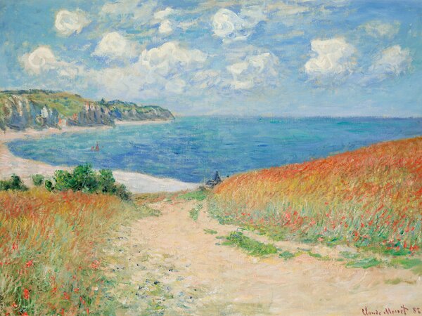 Reprodukcja Path Through the Corn at Pourville 1882, Claude Monet