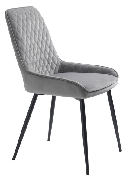 Szare krzesło Milton – Unique Furniture