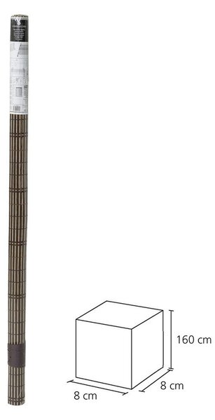 Ciemnobrązowa roleta bambusowa 160x180 cm Natural Life – Casa Selección