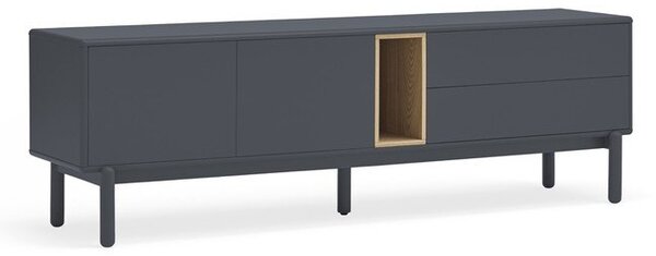Ciemnoszara szafka pod TV 180x56 cm Corvo – Teulat