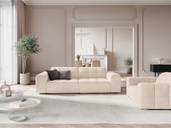 Kremowa sofa 204 cm Chicago – Cosmopolitan Design