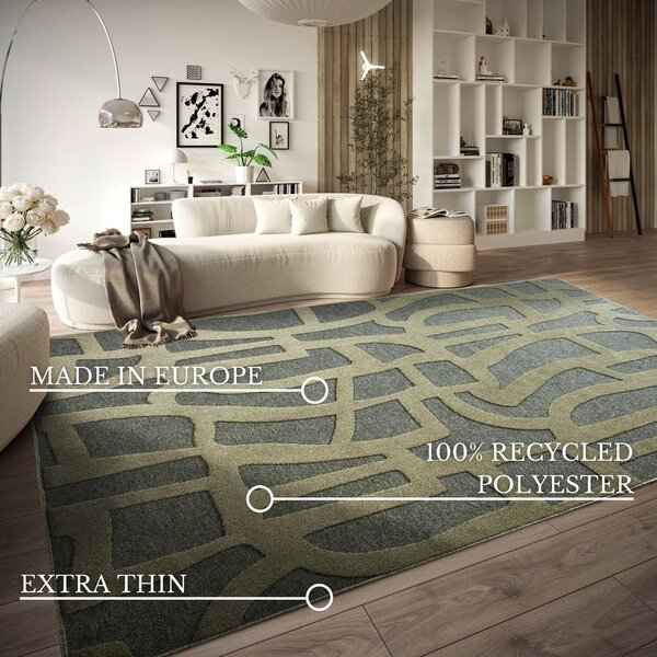 Zielony dywan z włókien z recyklingu 160x230 cm Therese – Villeroy&Boch