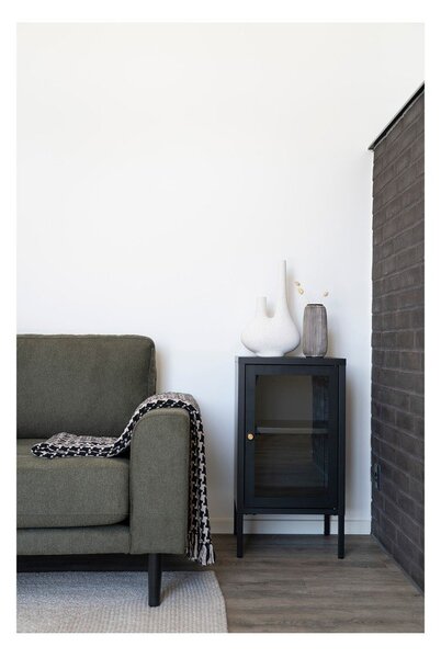 Czarna metalowa witryna 38x70 cm Dalby – House Nordic