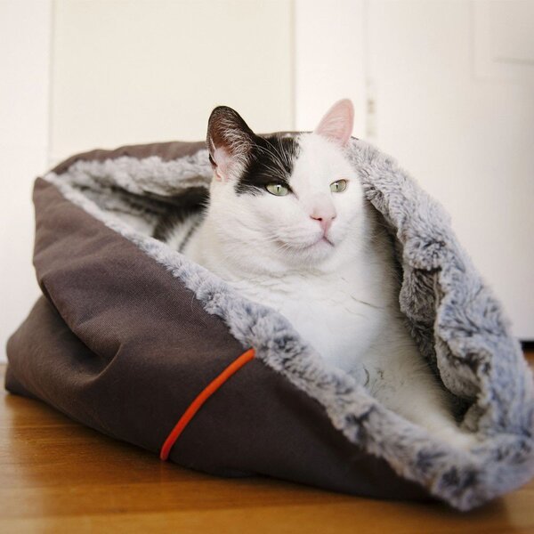 Szare legowisko dla czworonoga ø 33 cm Snuggle Bed 3in1 Husky Grey S – P.L.A.Y