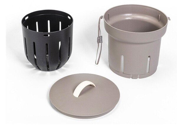Szarobrązowy kompostownik – Plastia