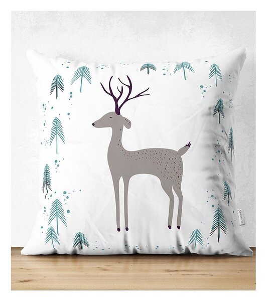 Zestaw 4 świątecznych poszewek na poduszki i bieżnika Minimalist Cushion Covers Winter Wonderland