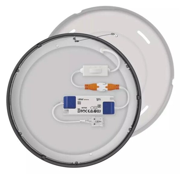 Lampa sufitowa LED w kolorze matowej czerni Nexxo – EMOS