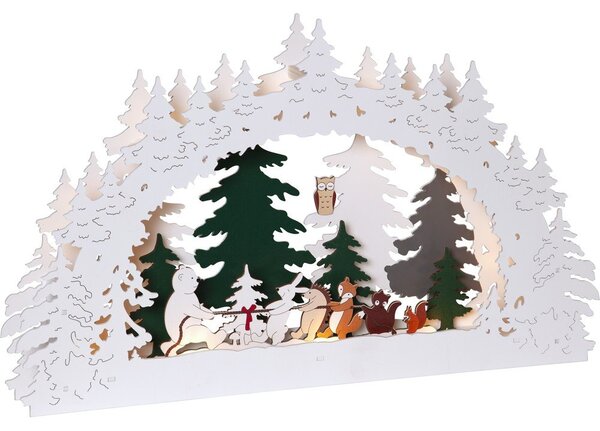 Świąteczna dekoracja świetlna Forest Friends – Star Trading