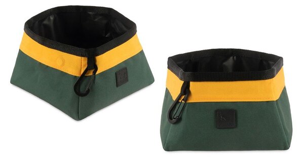 Tekstylna składana miska podróżna ø 18 cm Moss – P.L.A.Y