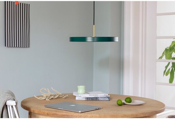 Zielona lampa wisząca UMAGE Asteria, Ø 43 cm
