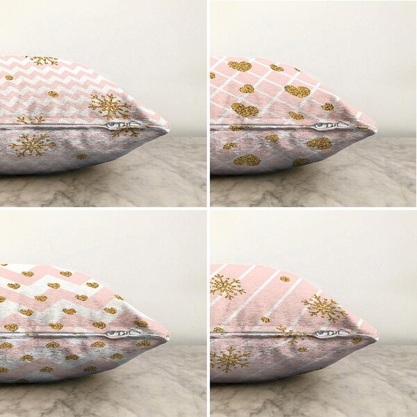 Tekstylne poszewki na poduszki ze świątecznym motywem zestaw 4 szt. 43x43 cm – Mila Home