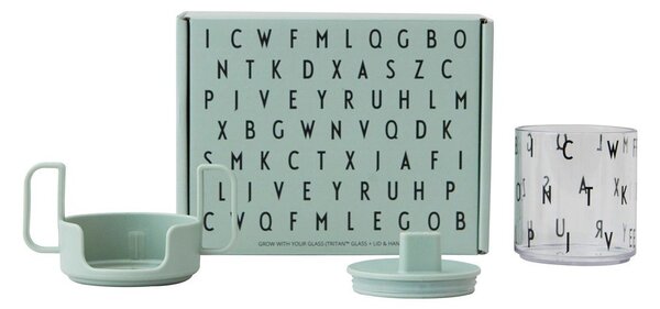 Zielony kubek dla dzieci Design Letters Grow With Your Cup