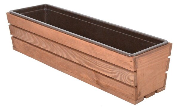 Drewniana doniczka 61 cm Modern – Rojaplast