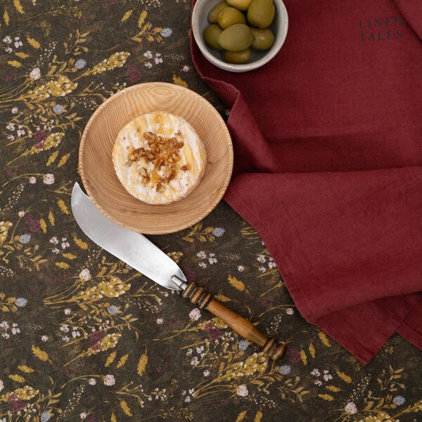 Serwetki lniane zestaw 2 szt. 40x40 cm Marsala – Linen Tales
