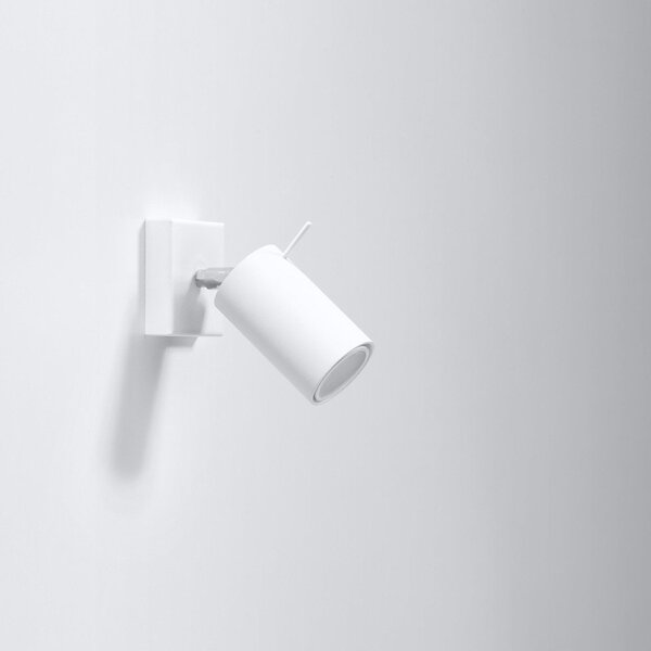 Biała metalowa lampa punktowa ø 6 cm Etna – Sollux