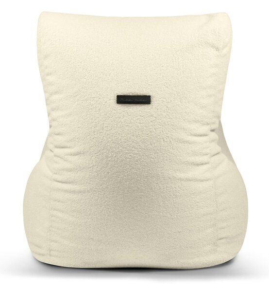 Jasnoszary worek do siedzenia z materiału bouclé Seat Lounge – SLOWDOWN