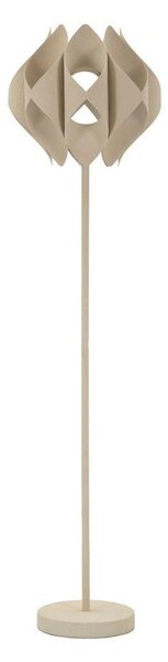 Beżowa lampa stojąca z metalowym kloszem (wysokość 155 cm) Space – Mauro Ferretti