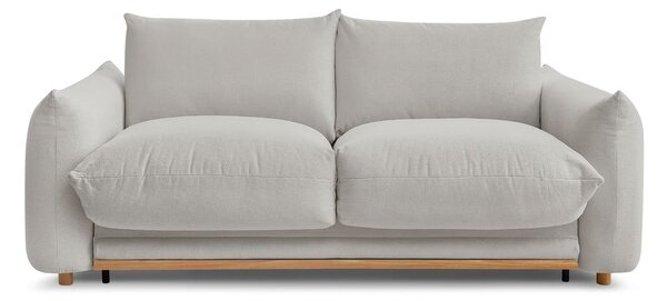 Jasnoszara rozkładana sofa 214 cm Ernest – Bobochic Paris