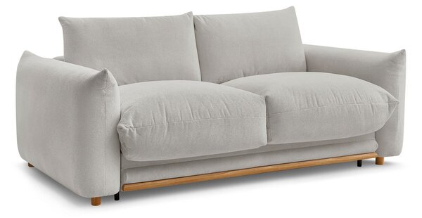 Jasnoszara rozkładana sofa 214 cm Ernest – Bobochic Paris