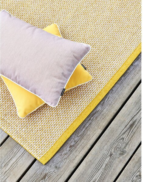 Musztardowy dywan odpowiedni na zewnątrz 60x125 cm Effi Mustard – Pappelina
