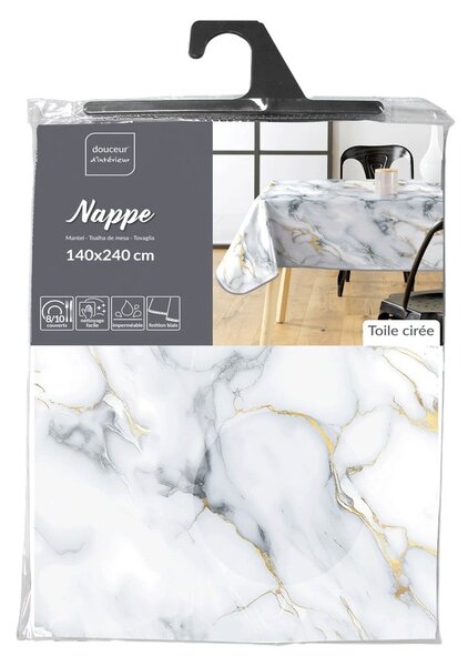 Obrus zmywalny 140x240 cm Marquina – douceur d'intérieur