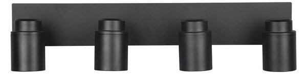 Metalowa lampa punktowa w kolorze matowej czerni 19x52 cm Angelo – Trio