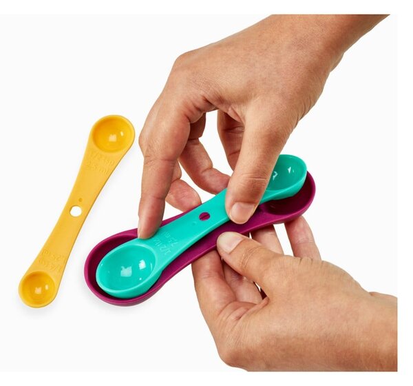 Zestaw 3 kolorowych miarek Metaltex Spoons