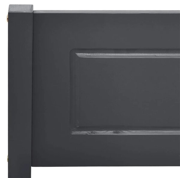 Szare Sosnowe Dwuosobowe Łóżko 160X200 W3-G22
