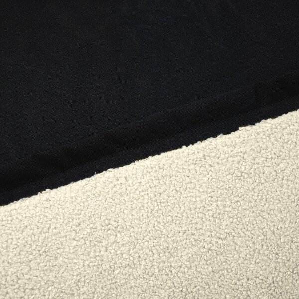Brązowy worek do siedzenia z materiału bouclé Snug Long 140 – SLOWDOWN