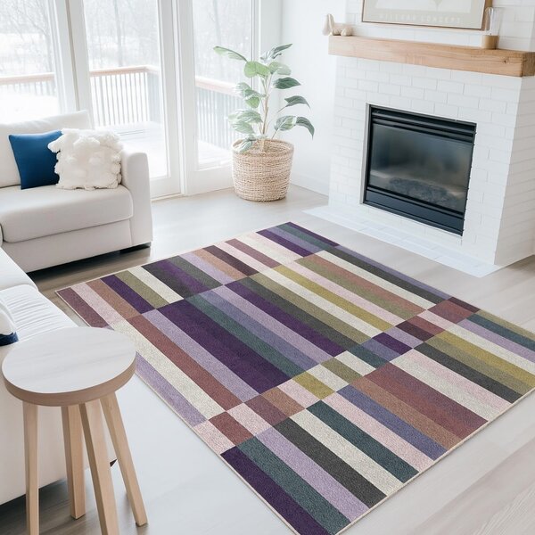 Fioletowy dywan odpowiedni do prania 60x100 cm Purple Rain – Mila Home