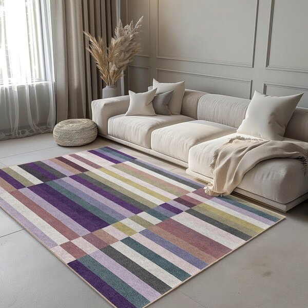 Fioletowy dywan odpowiedni do prania 60x100 cm Purple Rain – Mila Home