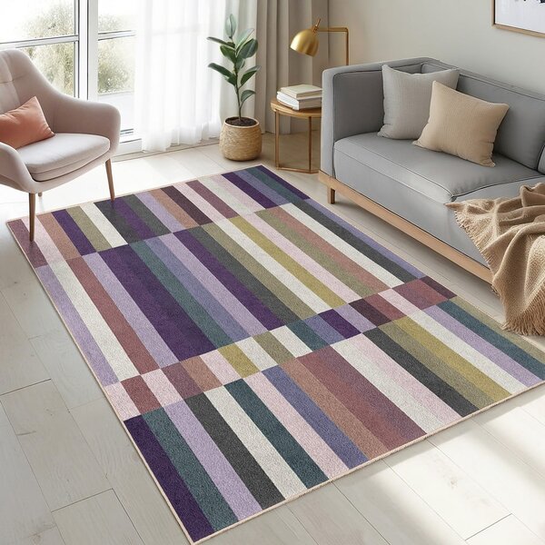 Fioletowy dywan odpowiedni do prania 60x100 cm Purple Rain – Mila Home