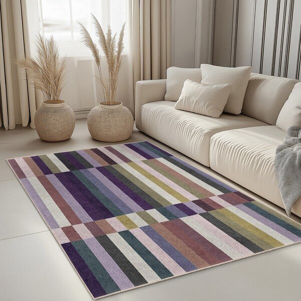 Fioletowy dywan odpowiedni do prania 60x100 cm Purple Rain – Mila Home
