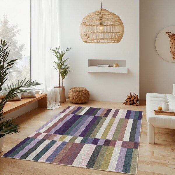 Fioletowy dywan odpowiedni do prania 60x100 cm Purple Rain – Mila Home