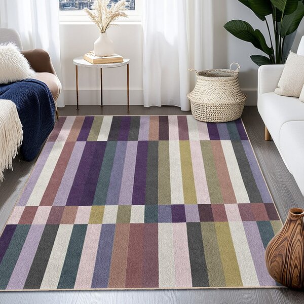 Fioletowy dywan odpowiedni do prania 60x100 cm Purple Rain – Mila Home